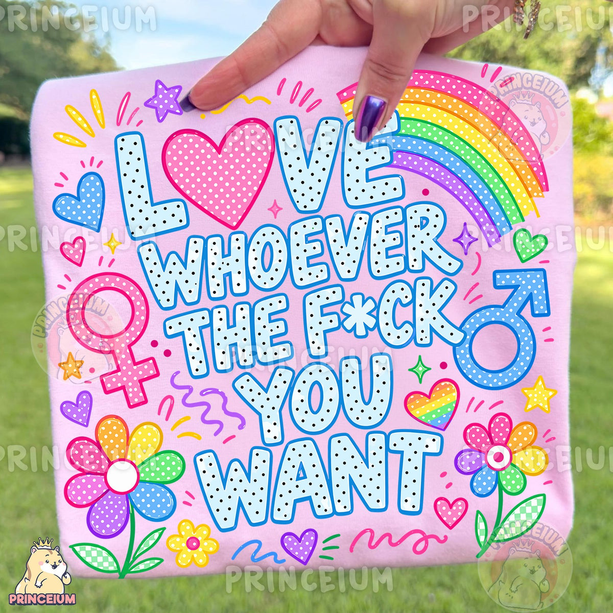 Love Whoever You Want Rainbow Pride