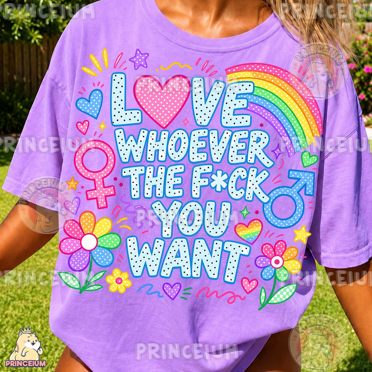 Love Whoever You Want Rainbow Pride