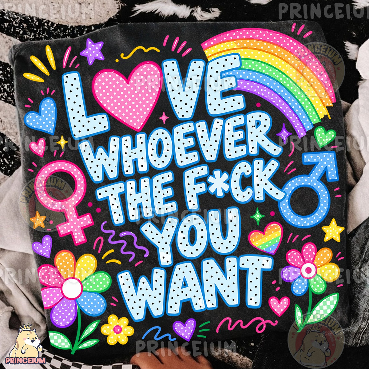 Love Whoever You Want Rainbow Pride