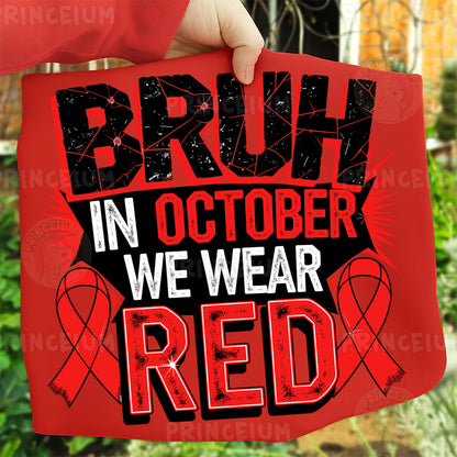 Red Ribbon Week Bundle Png, In October We Wear, Red Ribbon Week Png, Drug-Free, Anti-Drug Svg, Red ribbon Week, Sublimation Designs, Digital
