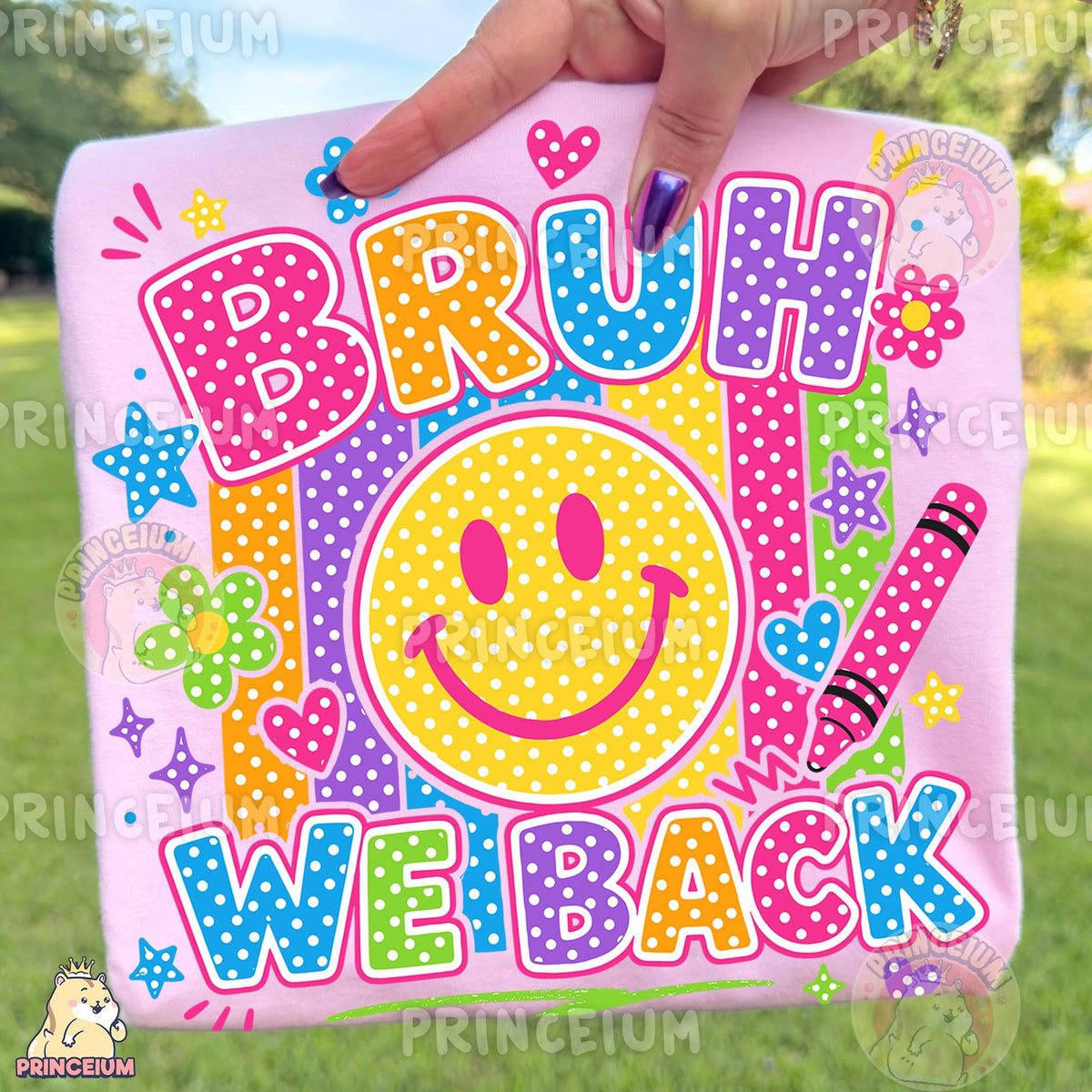 Bruh We Back Smiley Face