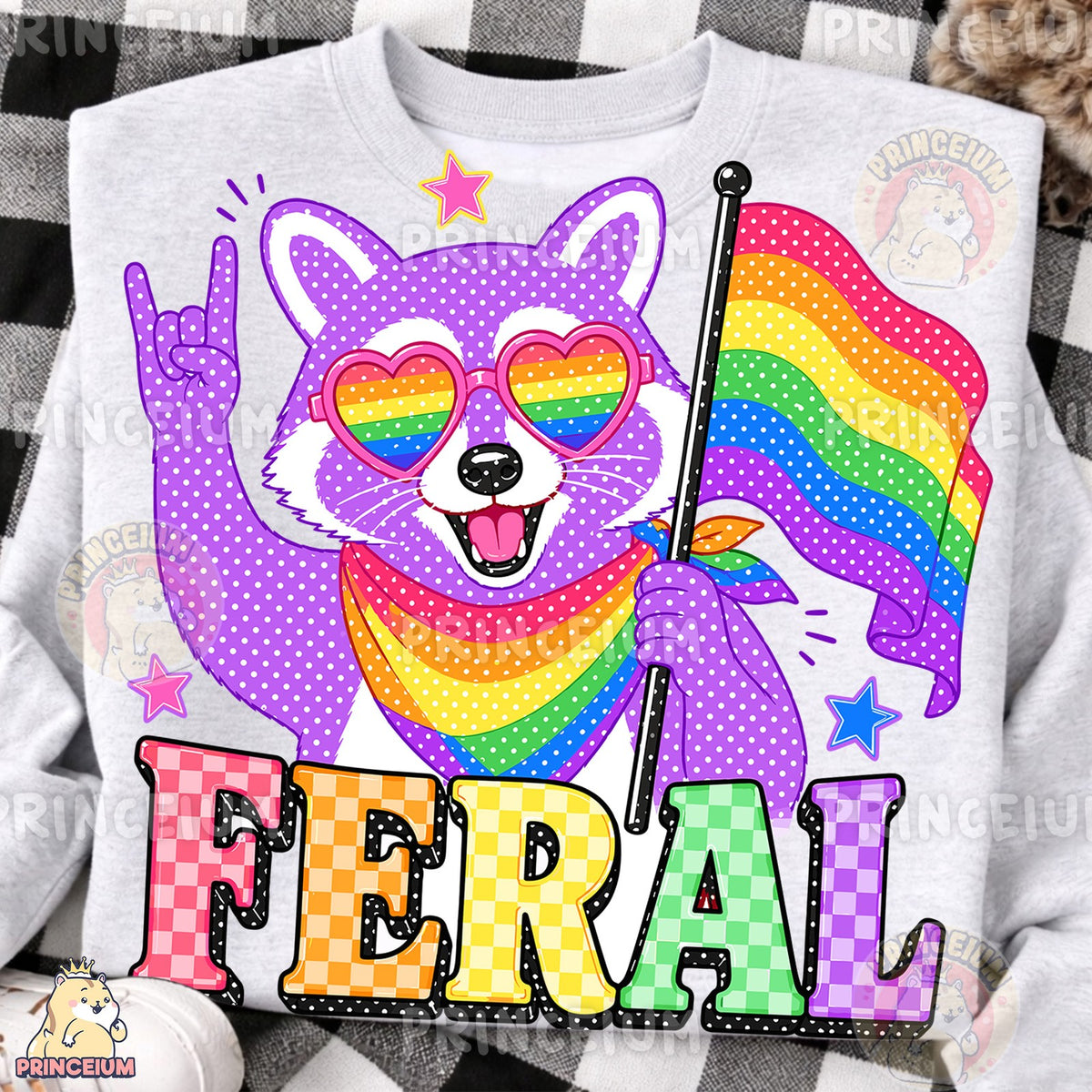 Feral Pride Raccoon