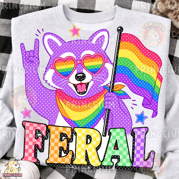 Feral Pride Raccoon