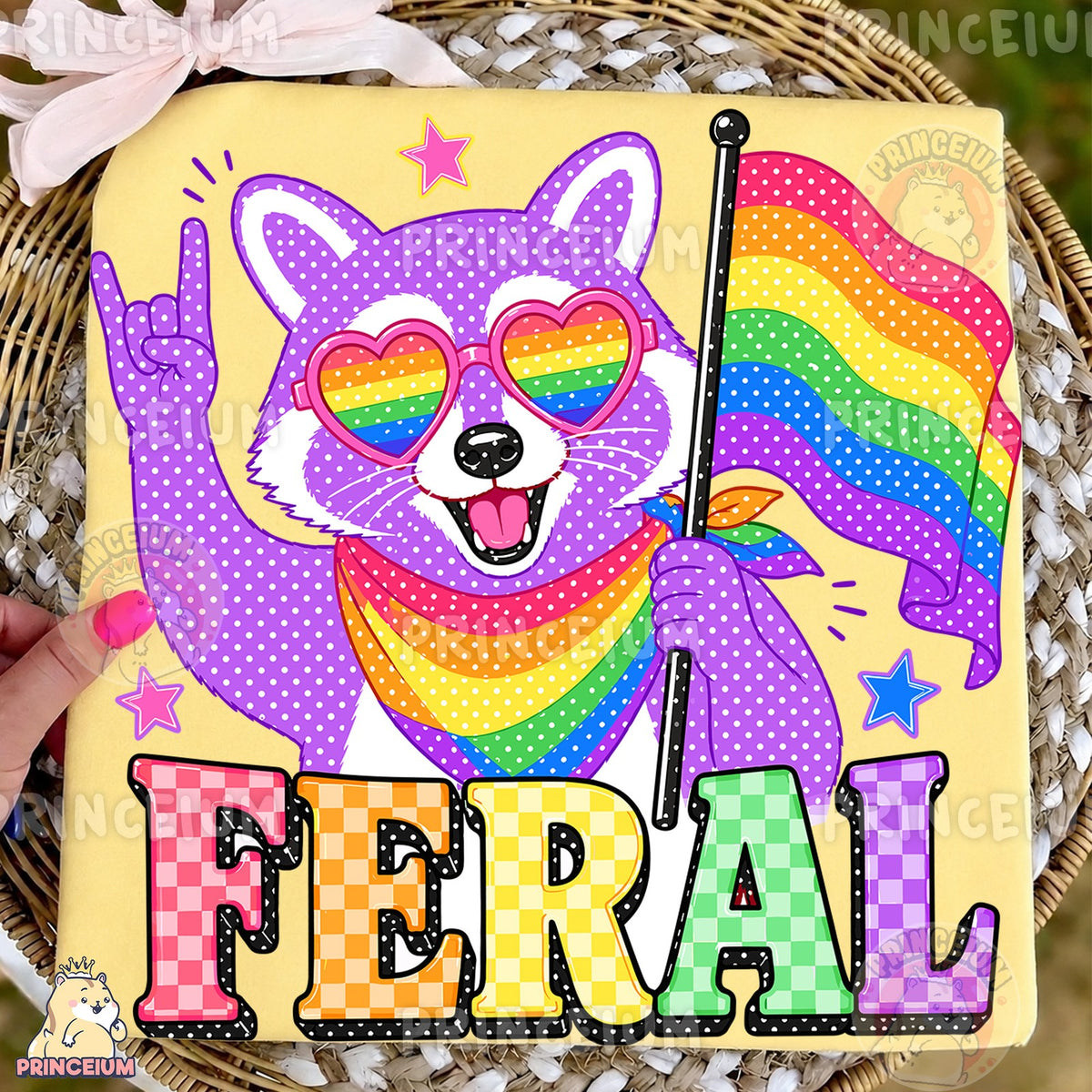 Feral Pride Raccoon