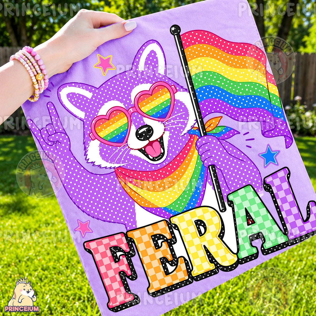 Feral Pride Raccoon