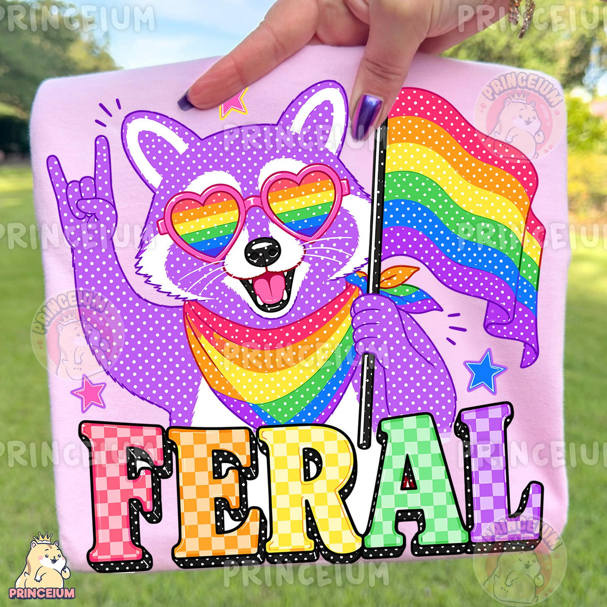 Feral Pride Raccoon