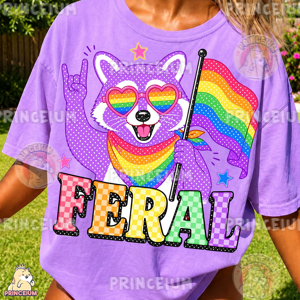 Feral Pride Raccoon