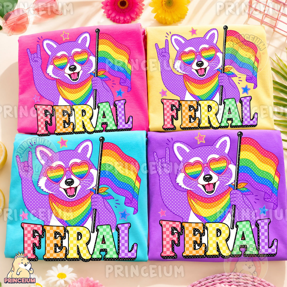 Feral Pride Raccoon