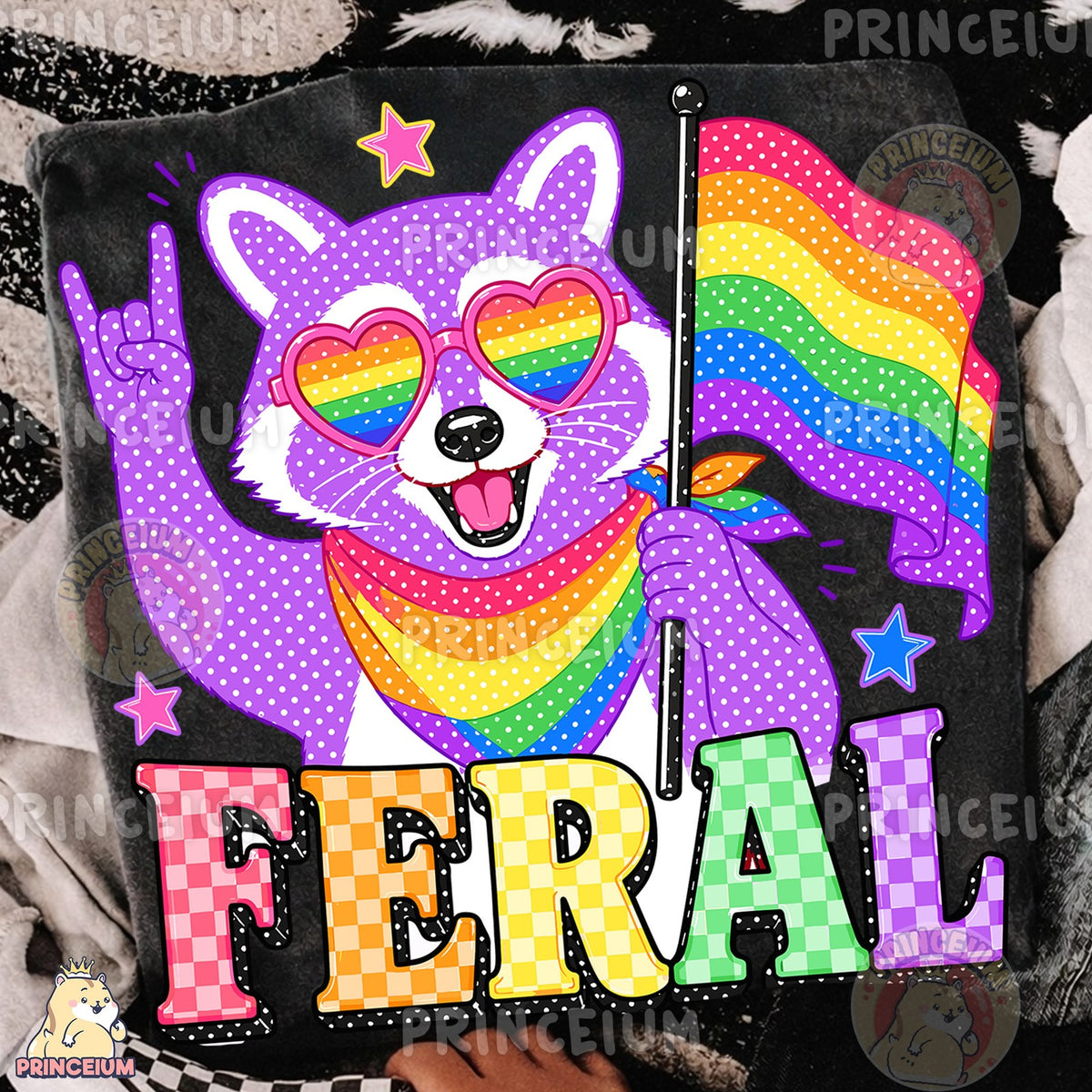 Feral Pride Raccoon