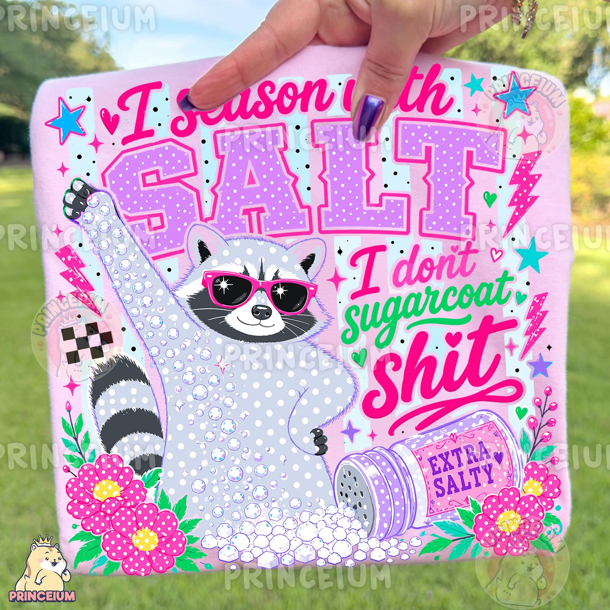 I Season With Salt Raccoon