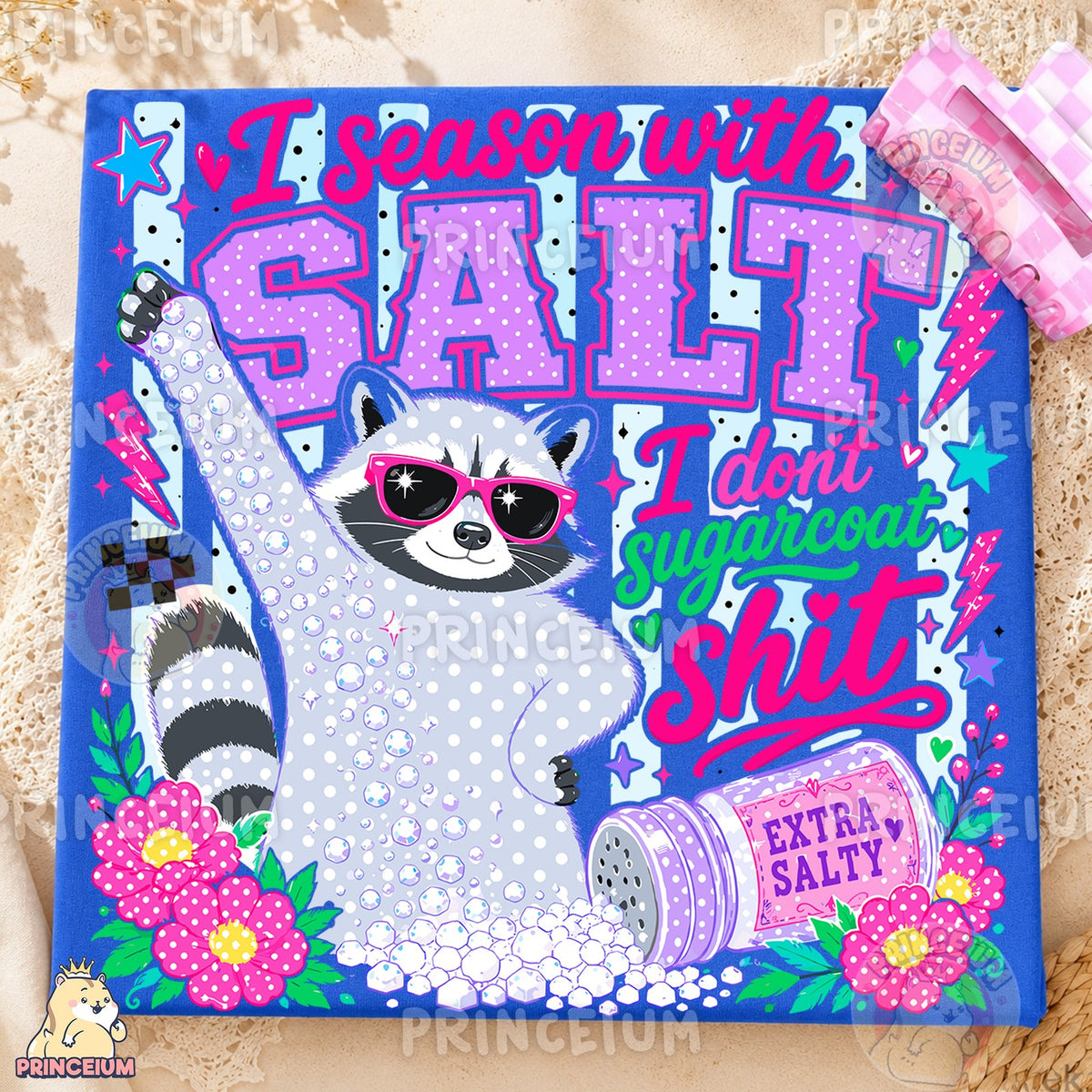 I Season With Salt Raccoon
