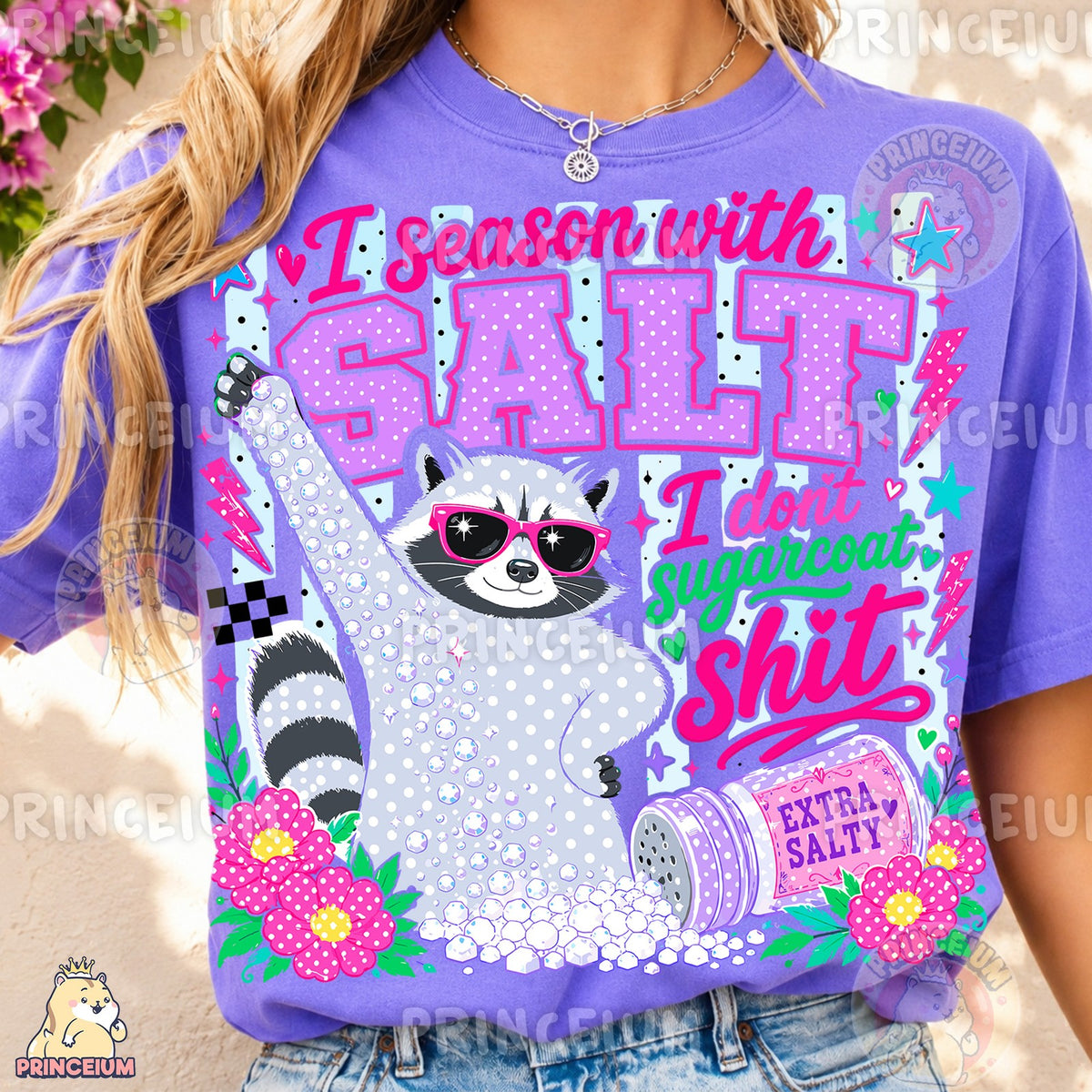 I Season With Salt Raccoon