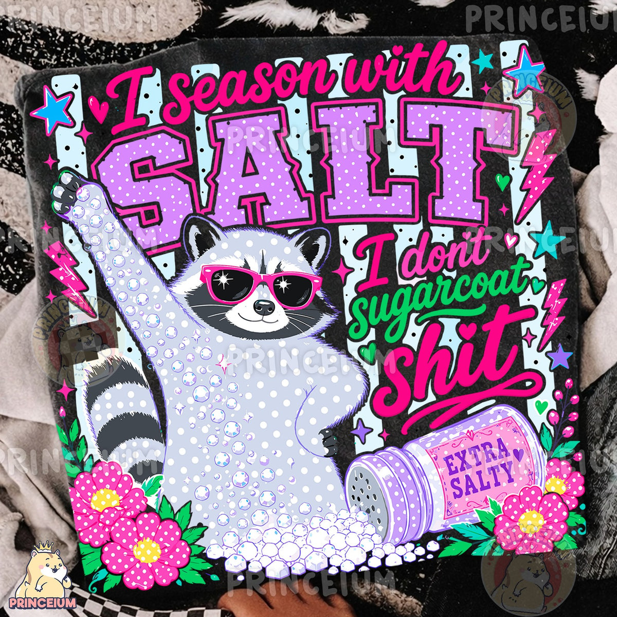 I Season With Salt Raccoon