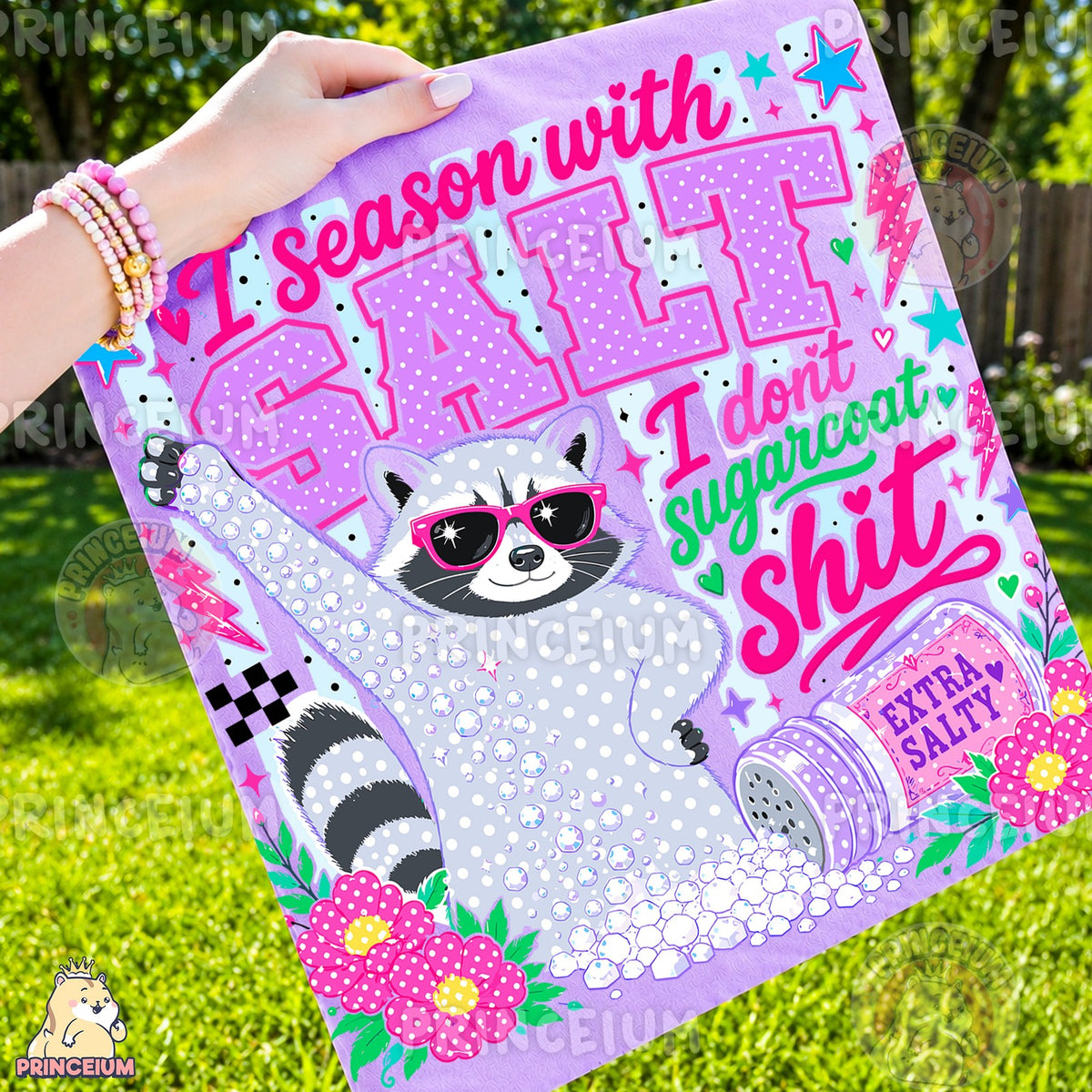 I Season With Salt Raccoon