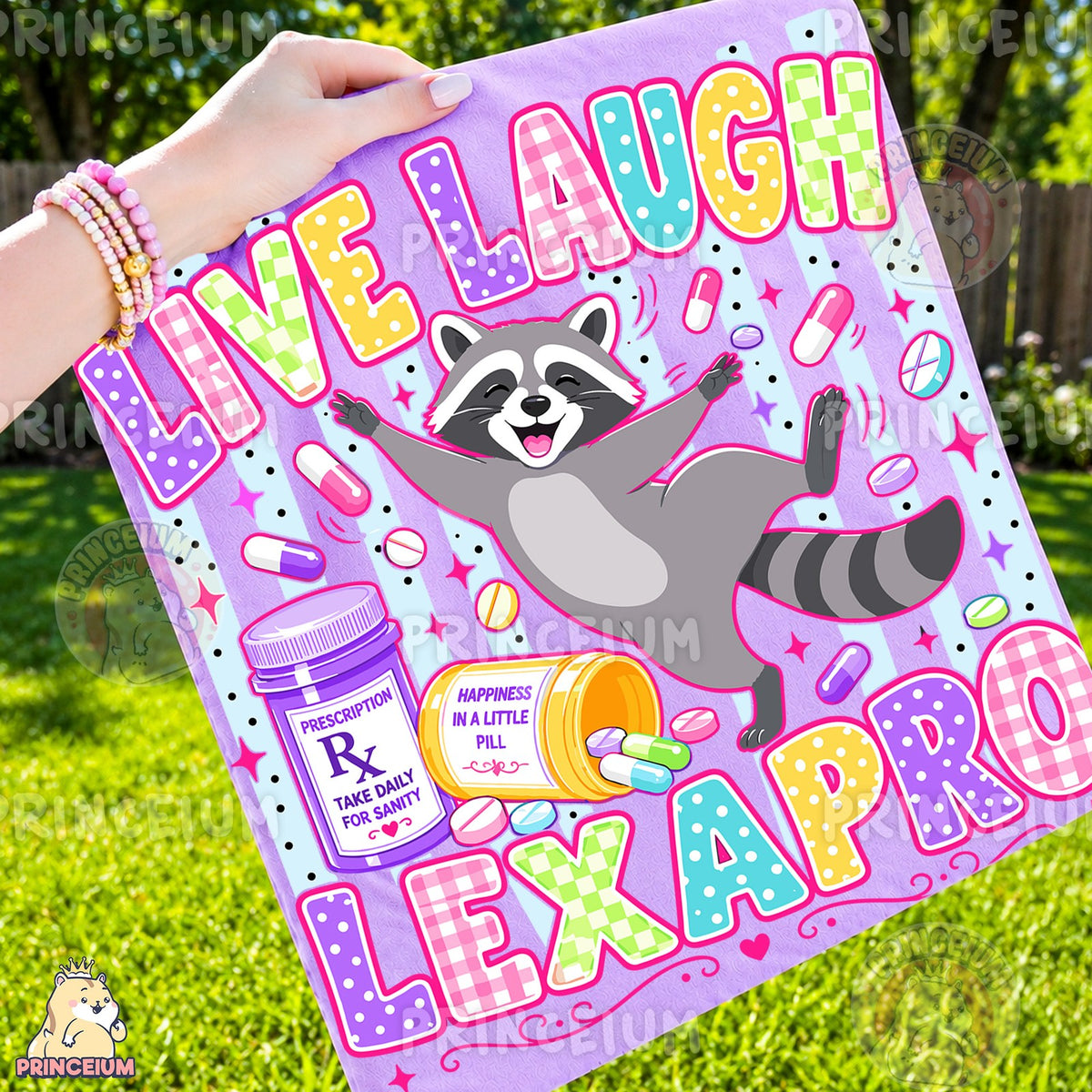 Live Laugh Lexapro Raccoon