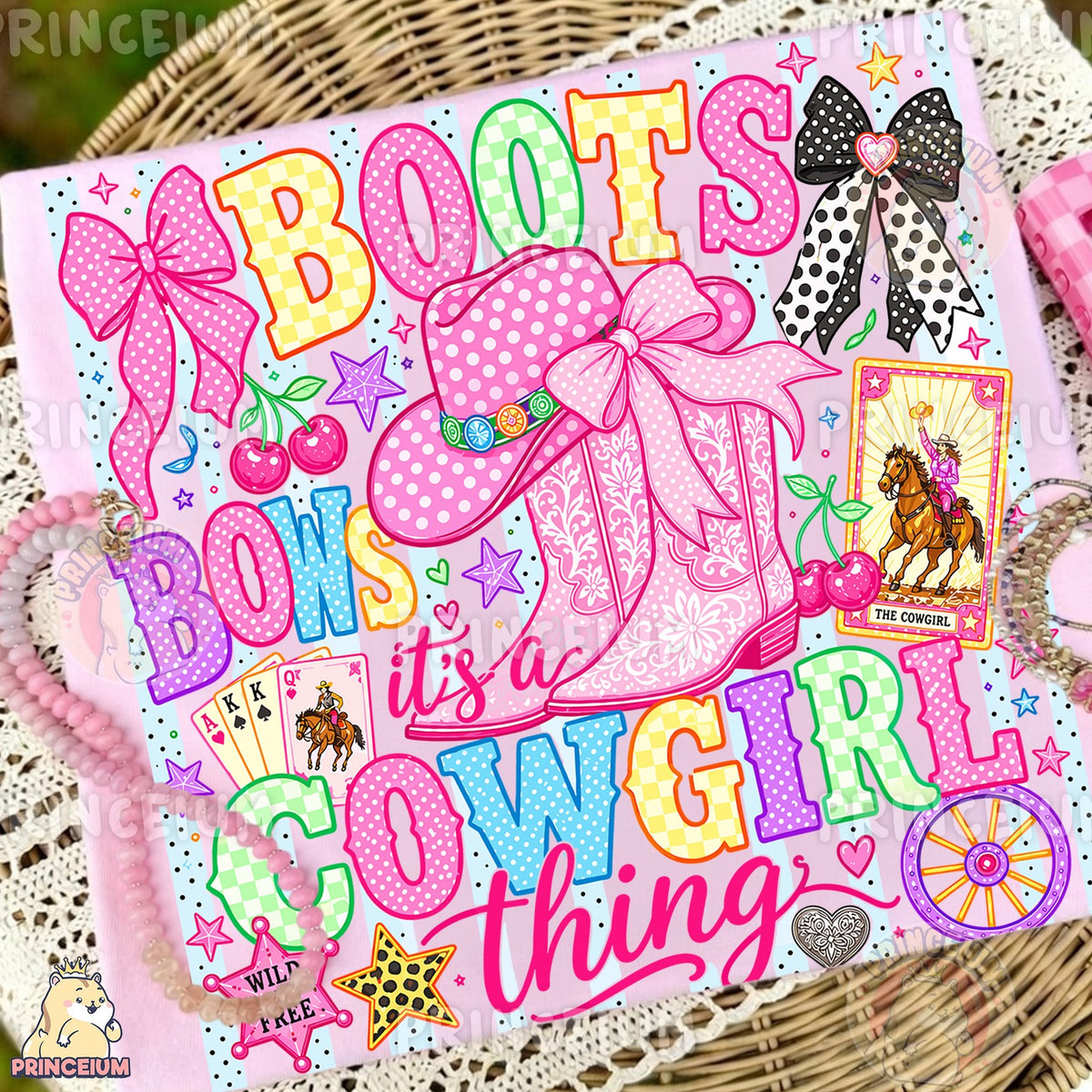 Boots Bows It's a Cowgirl Thing