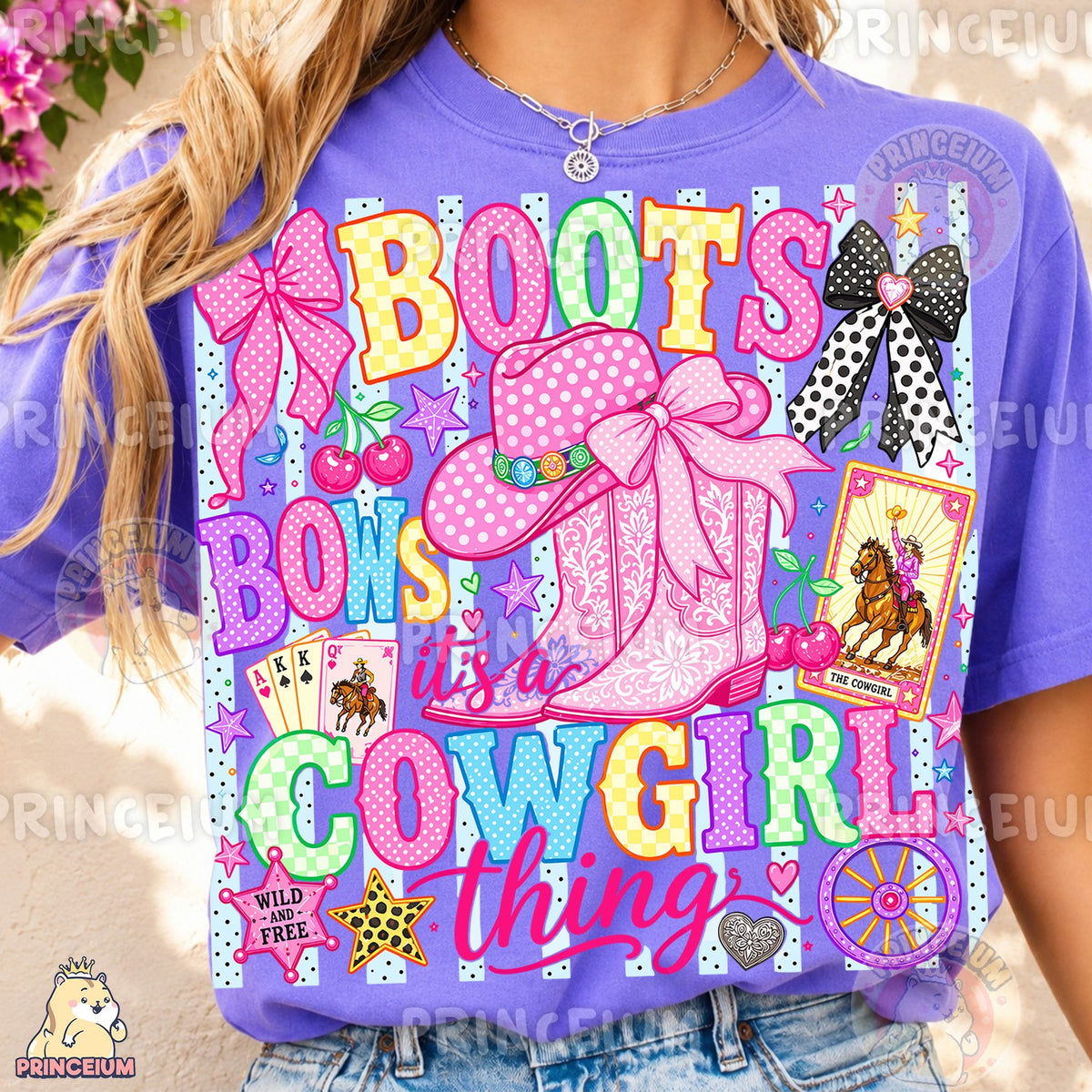 Boots Bows It's a Cowgirl Thing