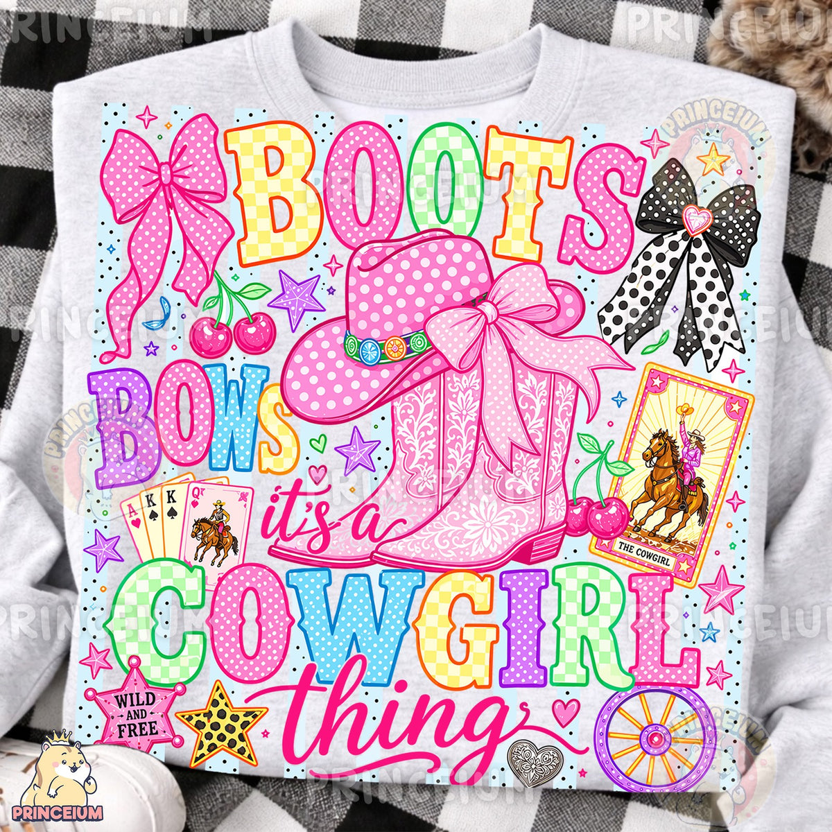 Boots Bows It's a Cowgirl Thing