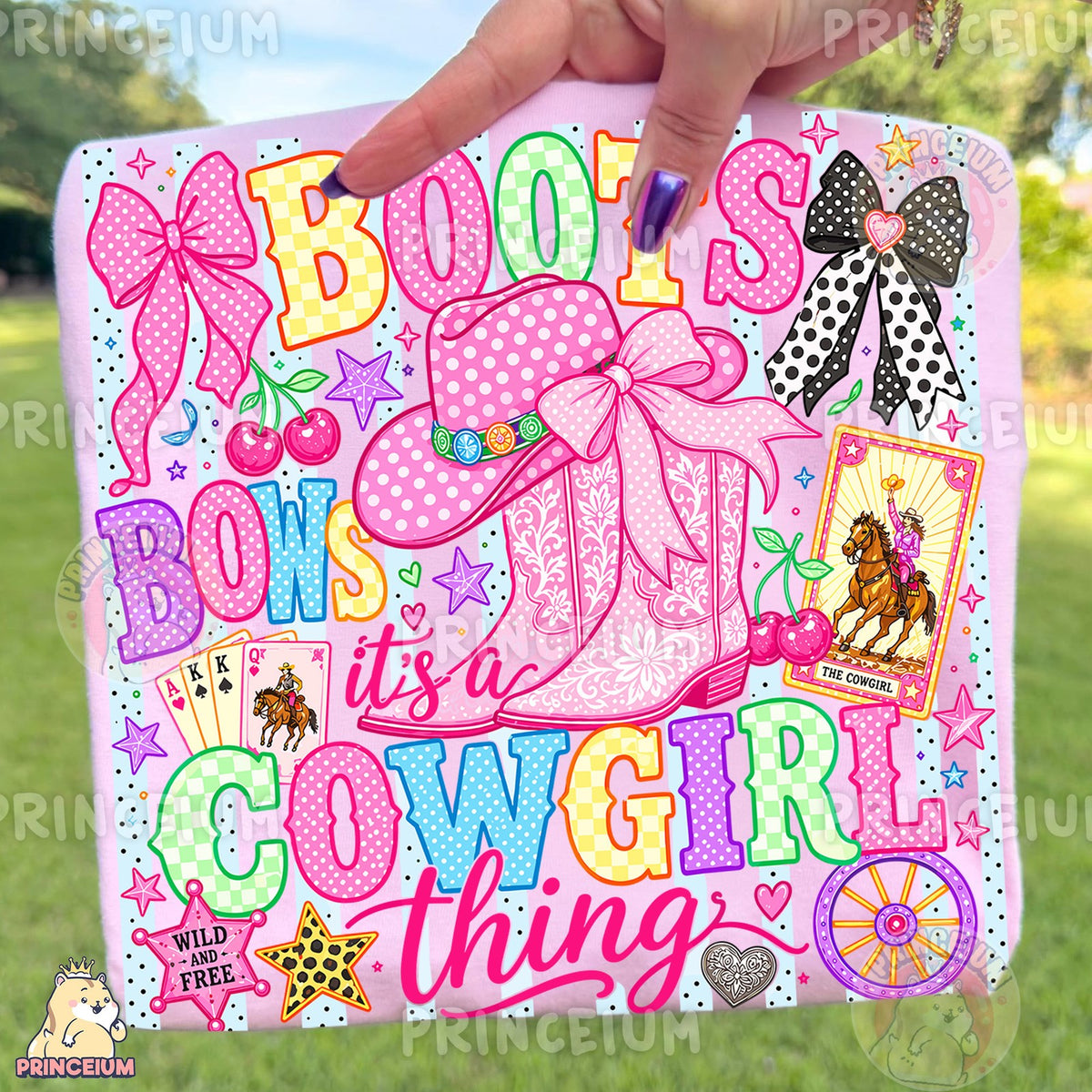 Boots Bows It's a Cowgirl Thing