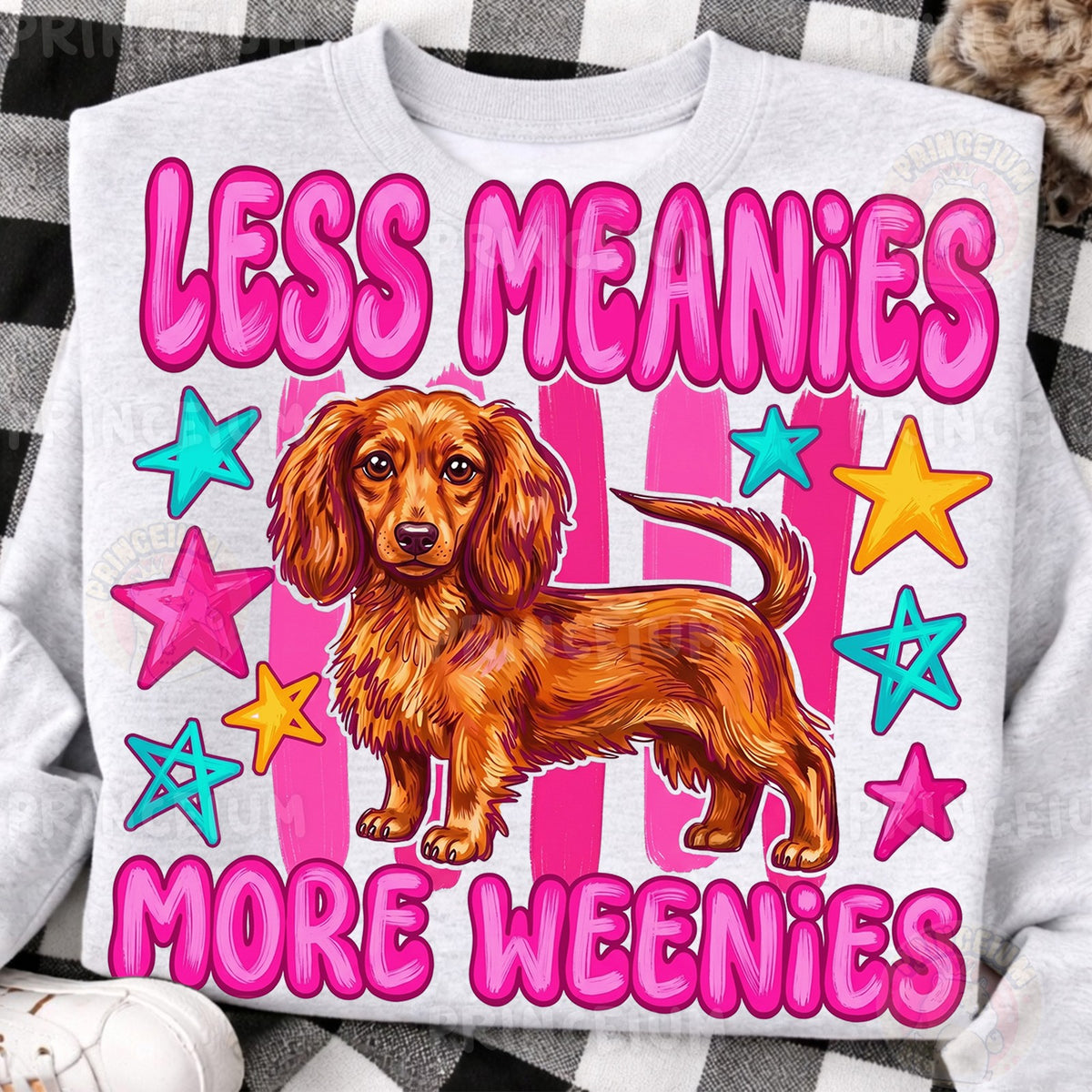Less Meanies More Weenies Dachshund