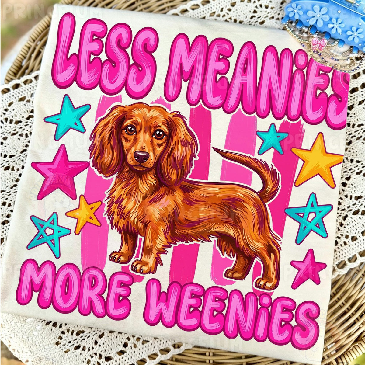 Less Meanies More Weenies Dachshund