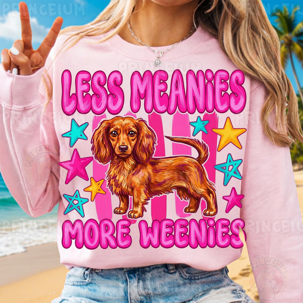 Less Meanies More Weenies Dachshund