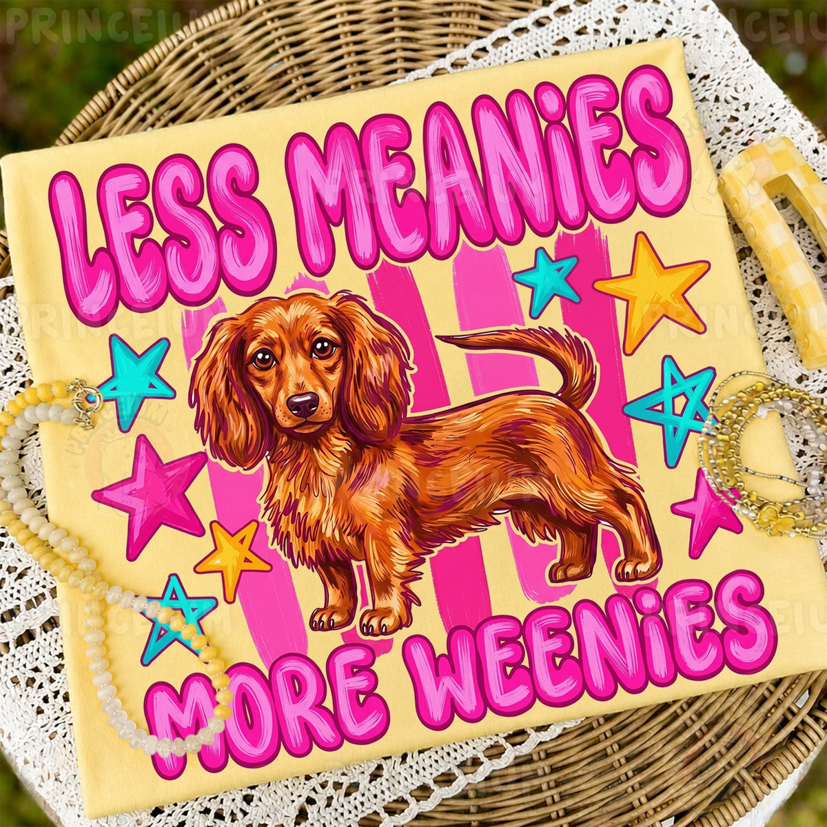 Less Meanies More Weenies Dachshund
