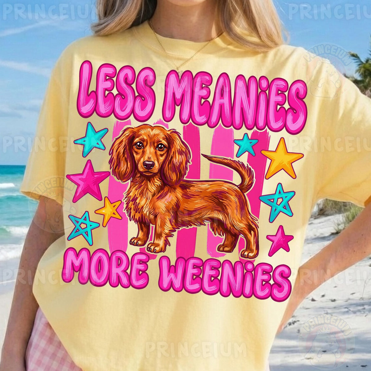 Less Meanies More Weenies Dachshund