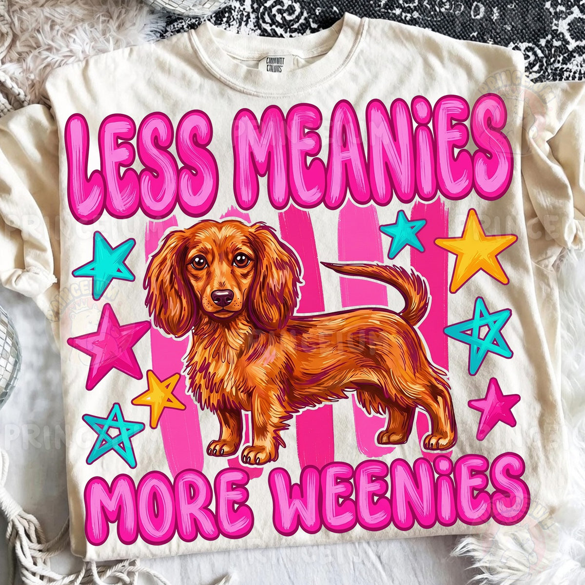 Less Meanies More Weenies Dachshund