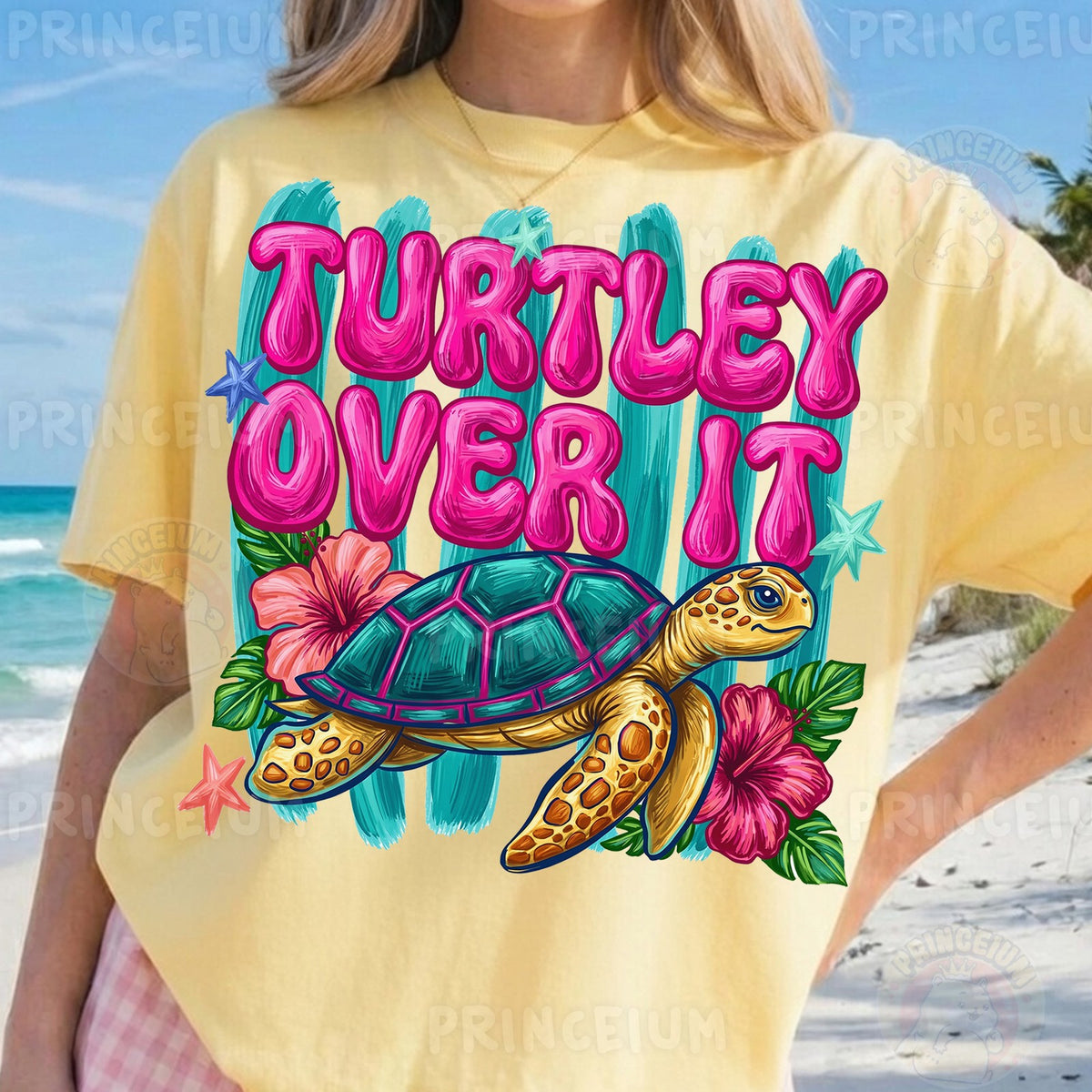 Turtley Over It Sea Turtle