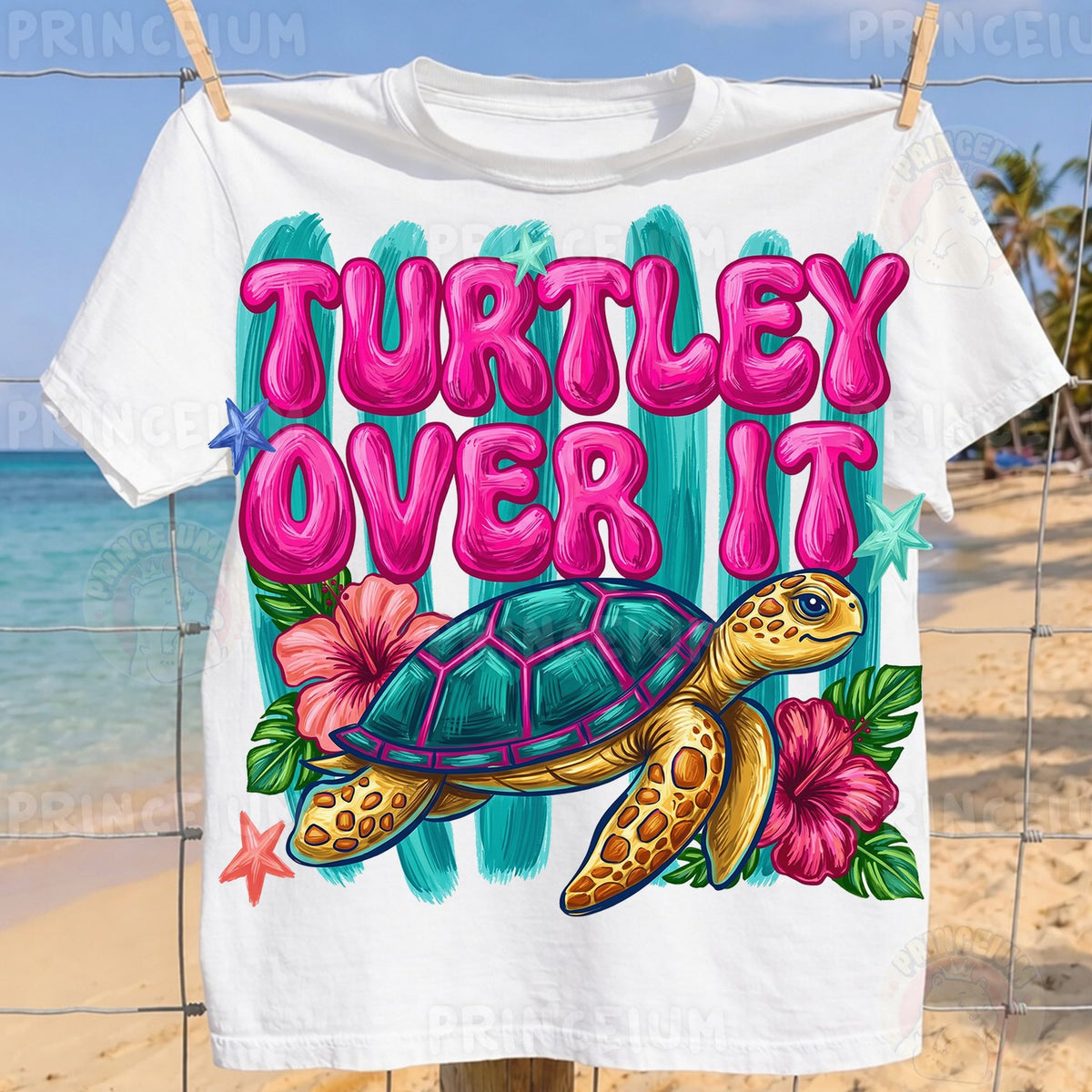 Turtley Over It Sea Turtle