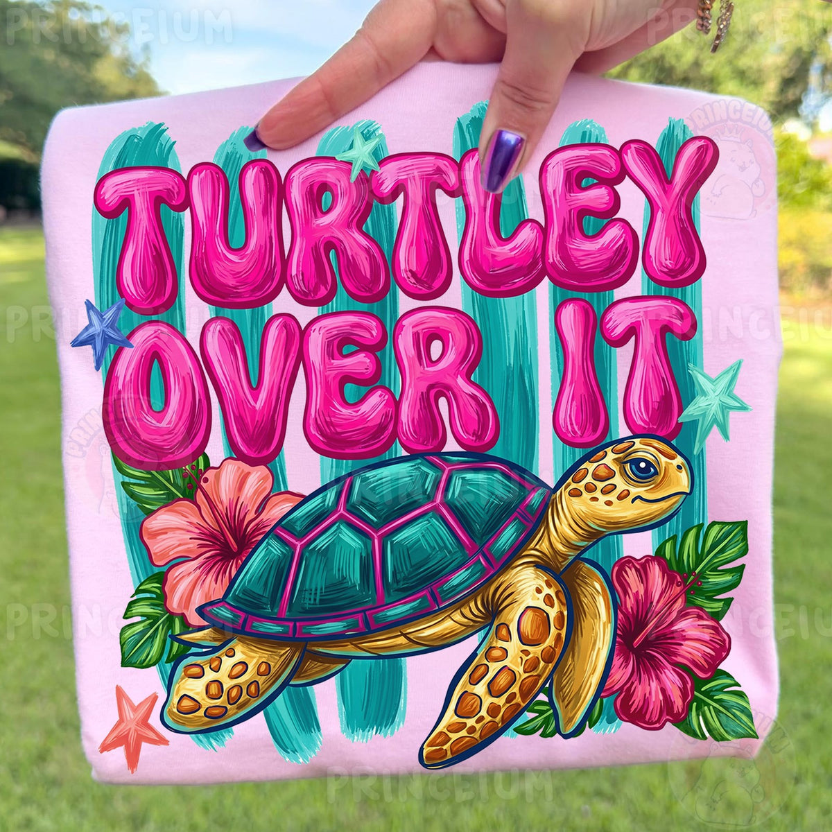 Turtley Over It Sea Turtle