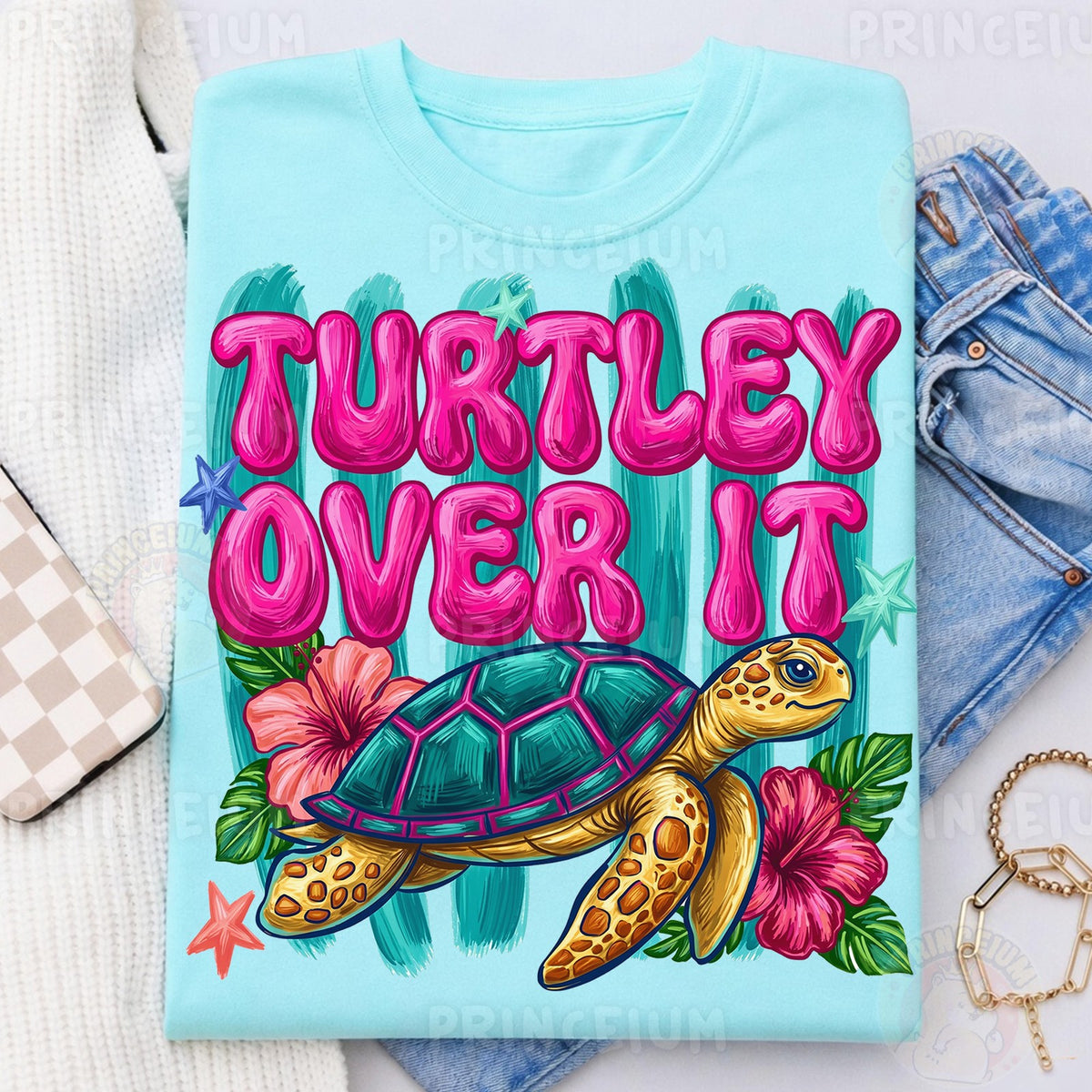 Turtley Over It Sea Turtle