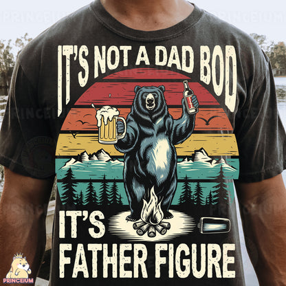 a man wearing a t - shirt that says it's not a dad boo