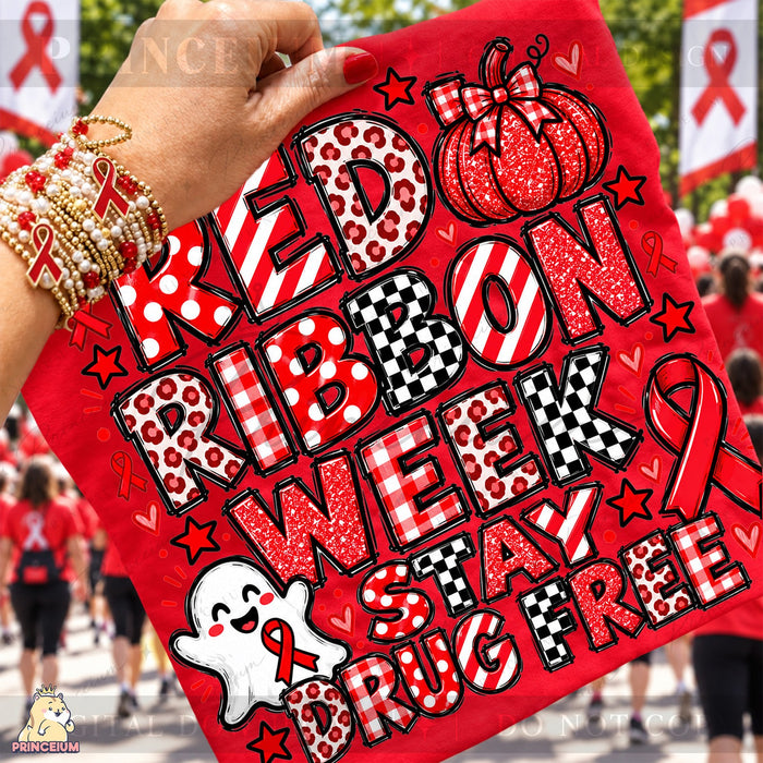 Red Ribbon Week Stay Drug Free
