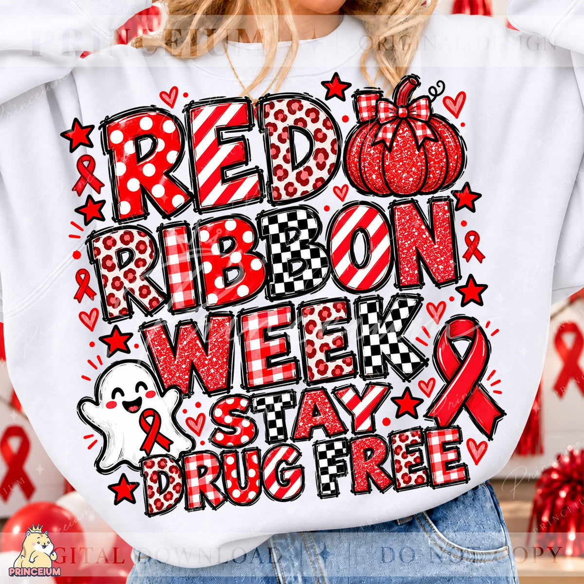 Red Ribbon Week Stay Drug Free