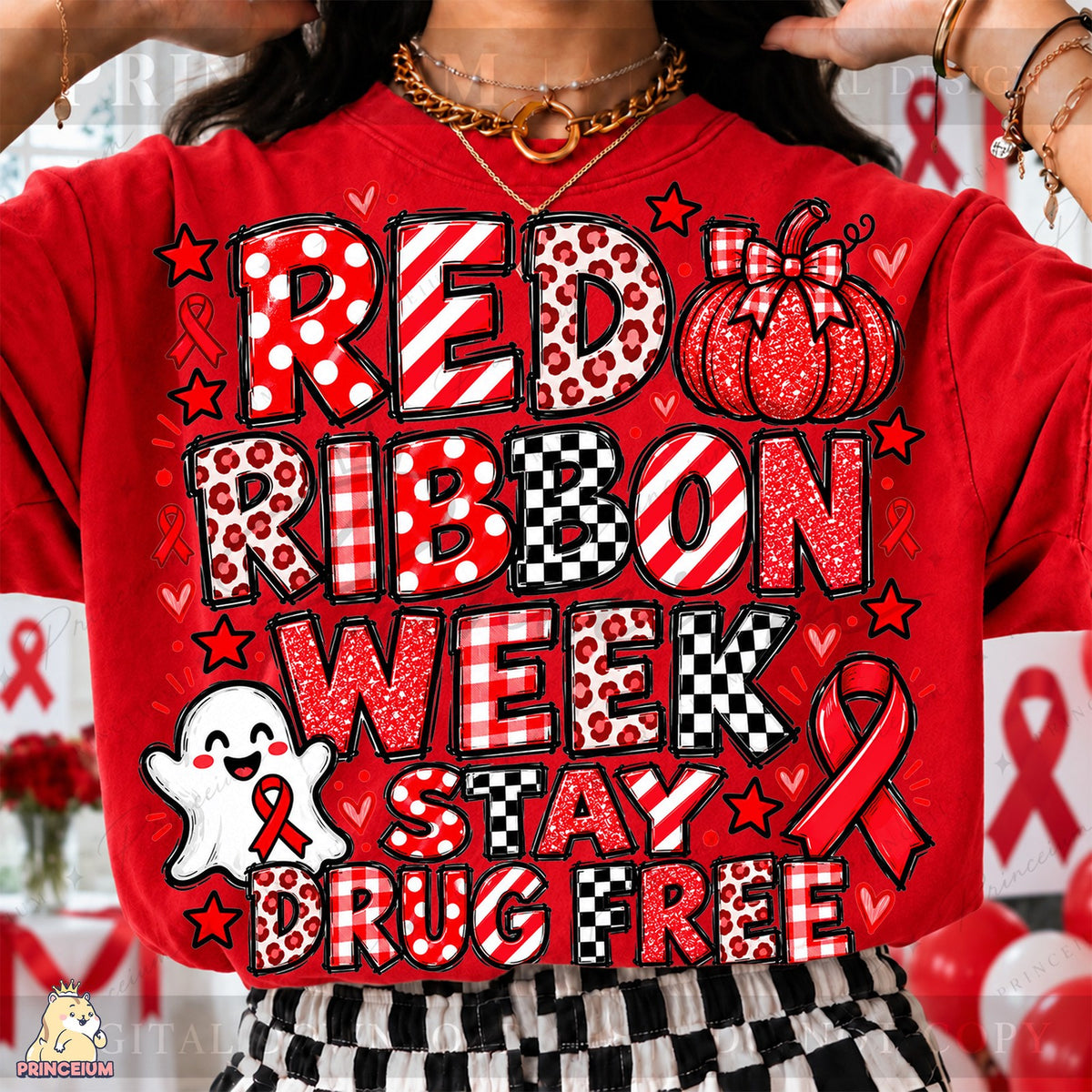 Red Ribbon Week Stay Drug Free