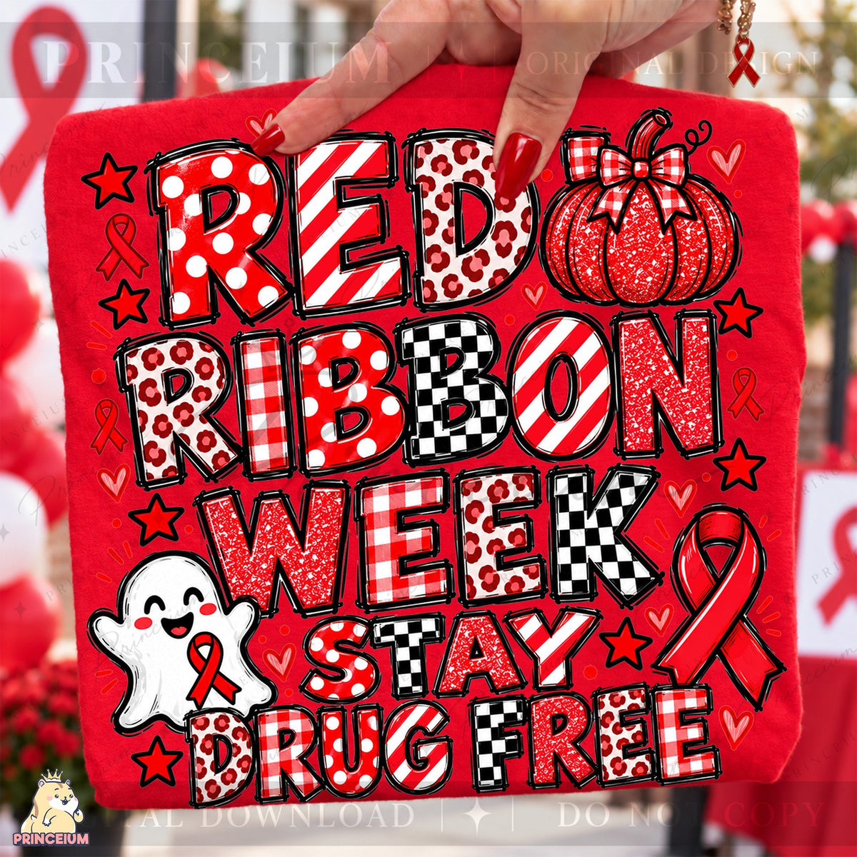 Red Ribbon Week Stay Drug Free