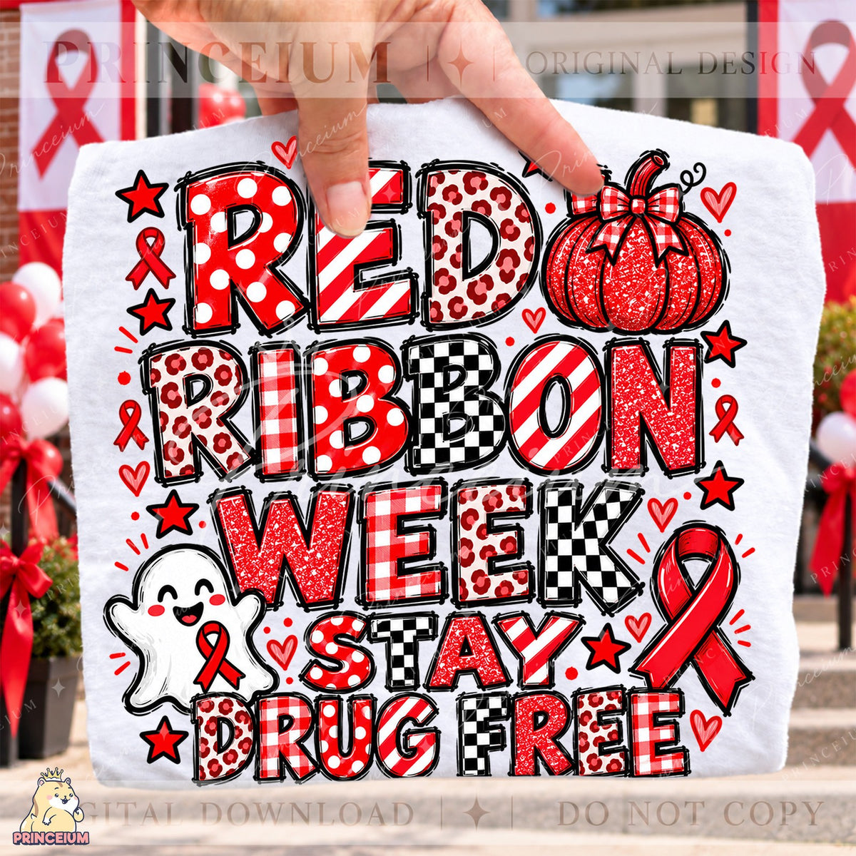 Red Ribbon Week Stay Drug Free