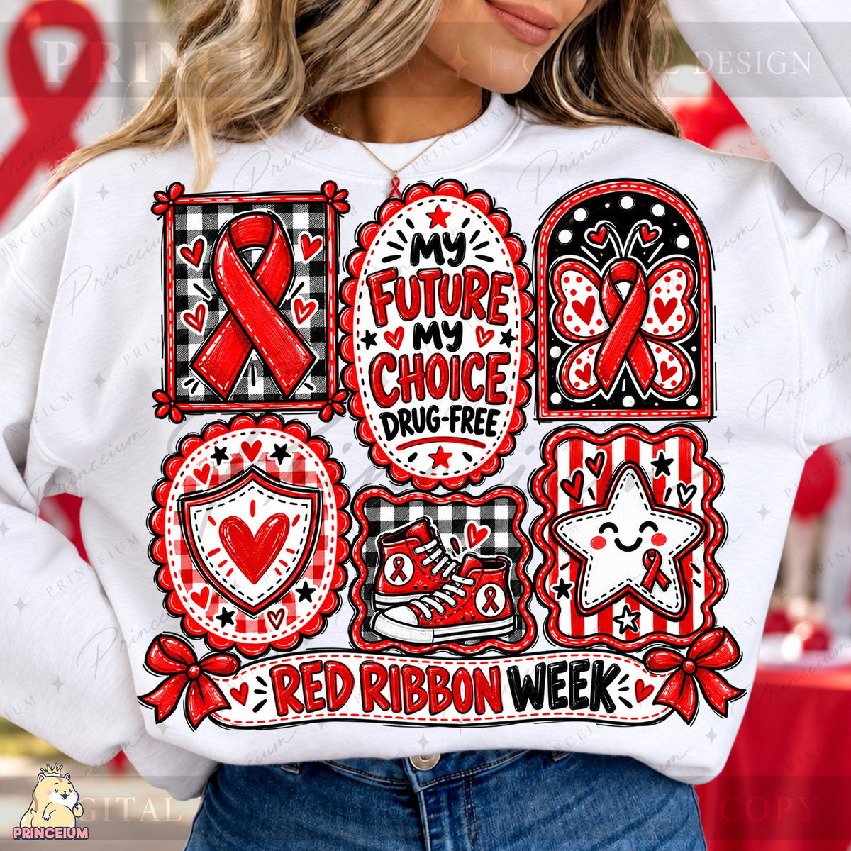 My Future My Choice Red Ribbon
