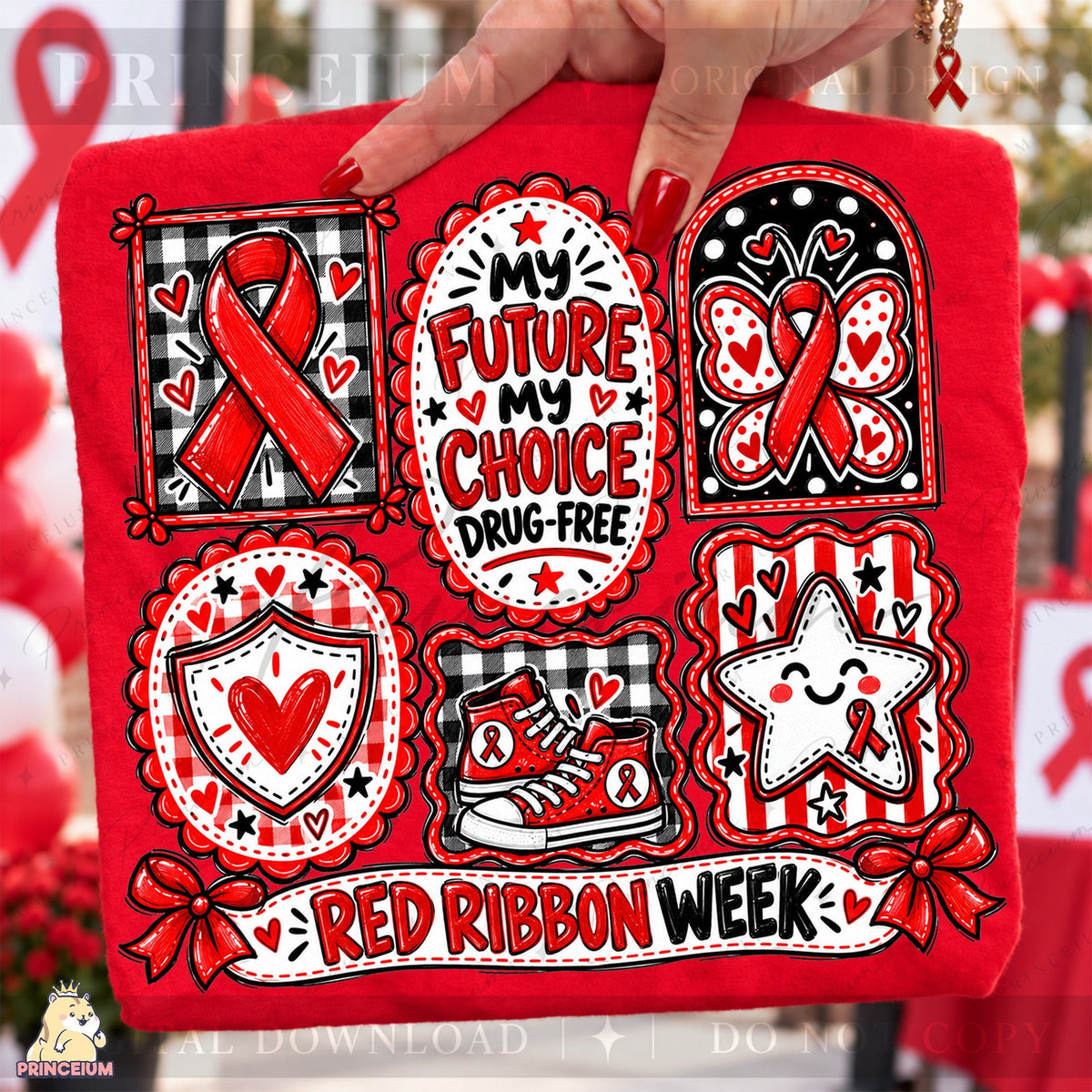 My Future My Choice Red Ribbon