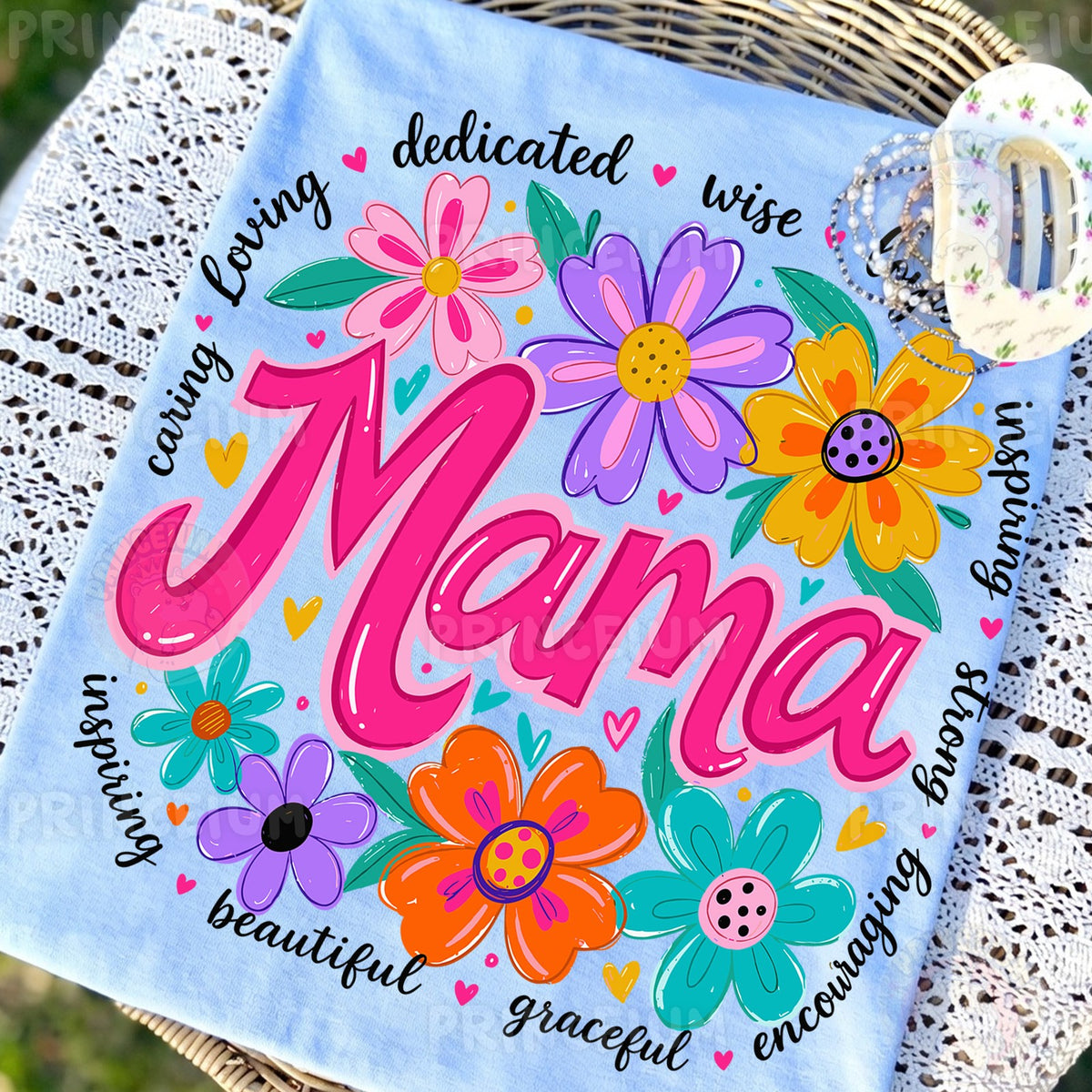Colorful Floral Mama