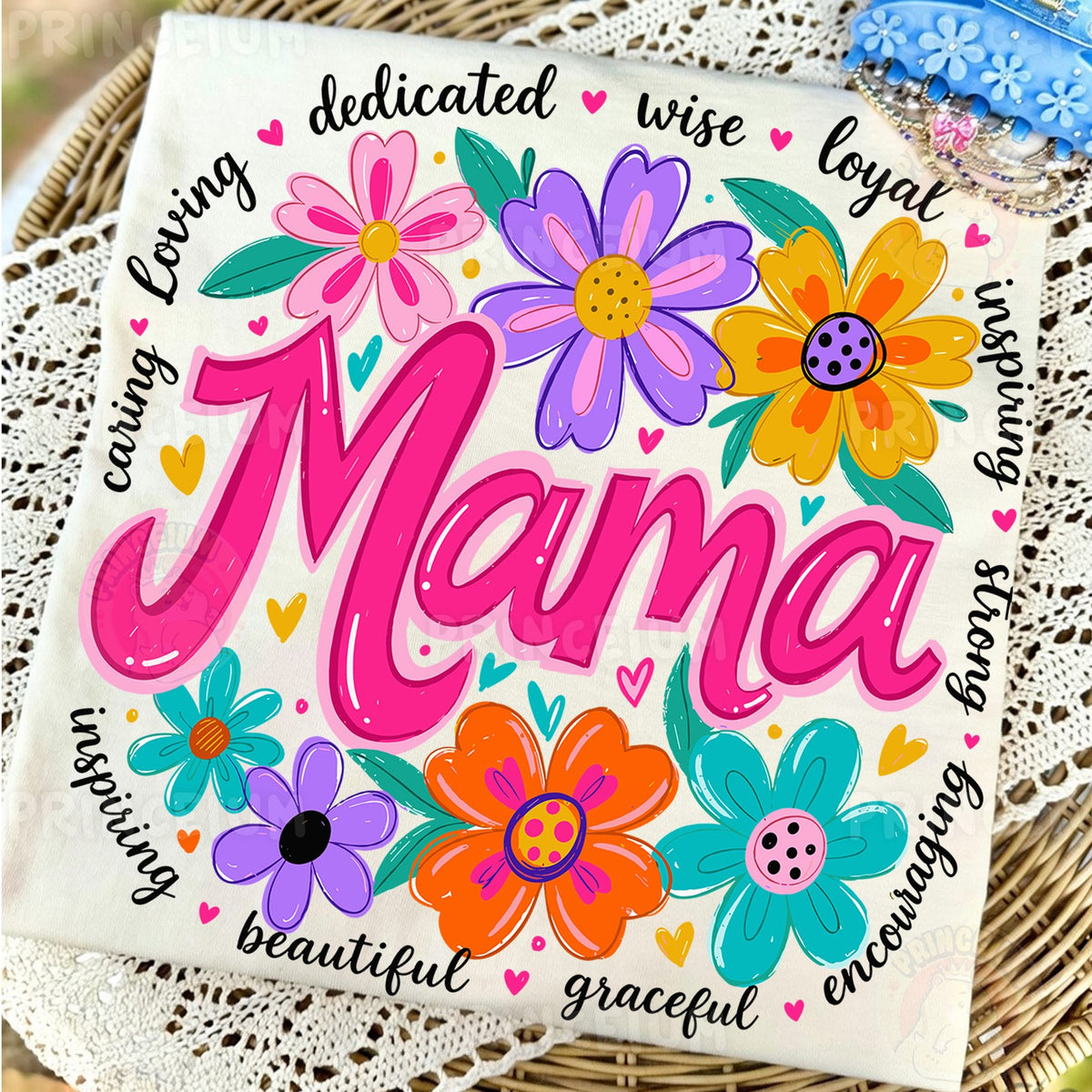 Colorful Floral Mama