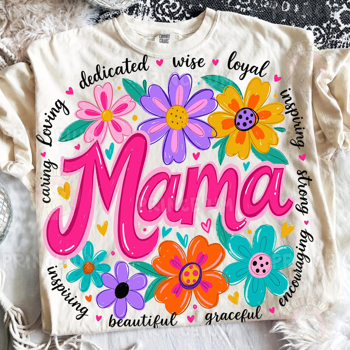 Colorful Floral Mama