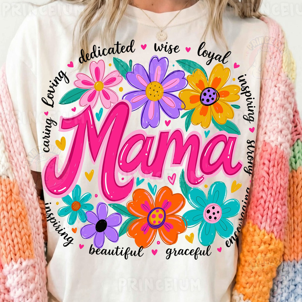 Colorful Floral Mama