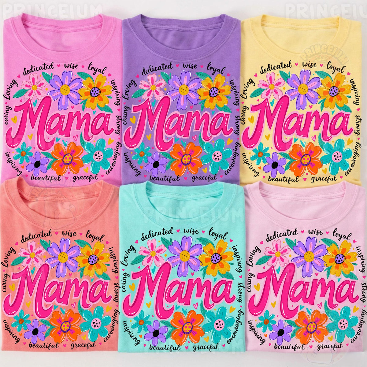 Colorful Floral Mama