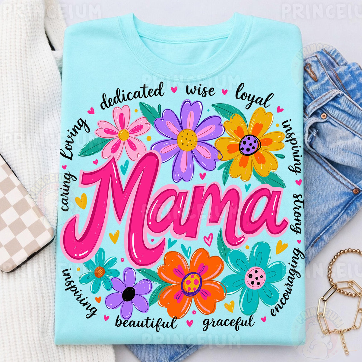 Colorful Floral Mama