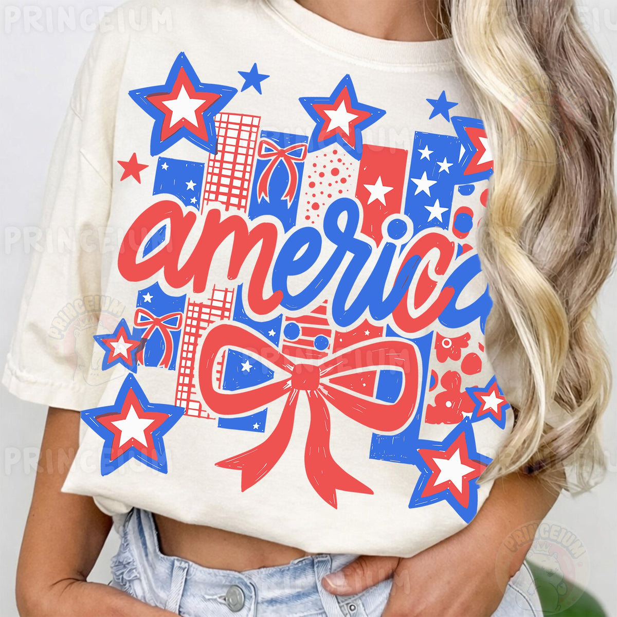 Patriotic America Bow