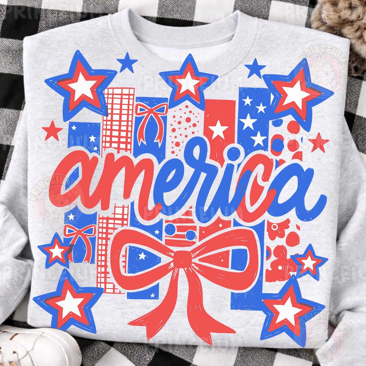 Patriotic America Bow