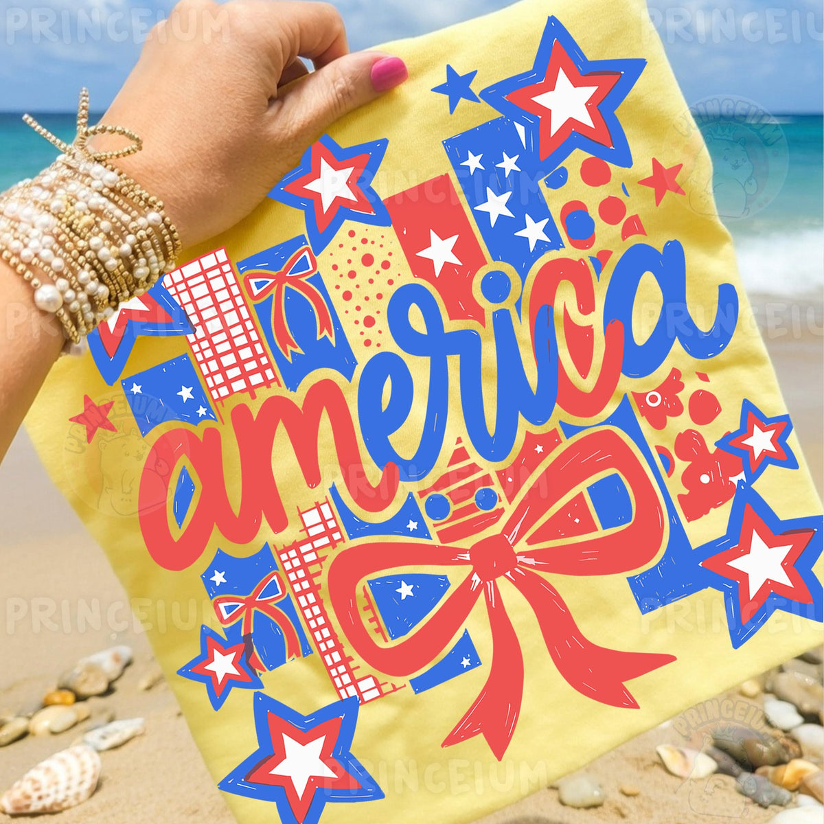 Patriotic America Bow